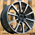 Diski R20 5×130 J9.5 ET45 RACINGLINE 1067 PORCHE Black Polished (Rear+Front)