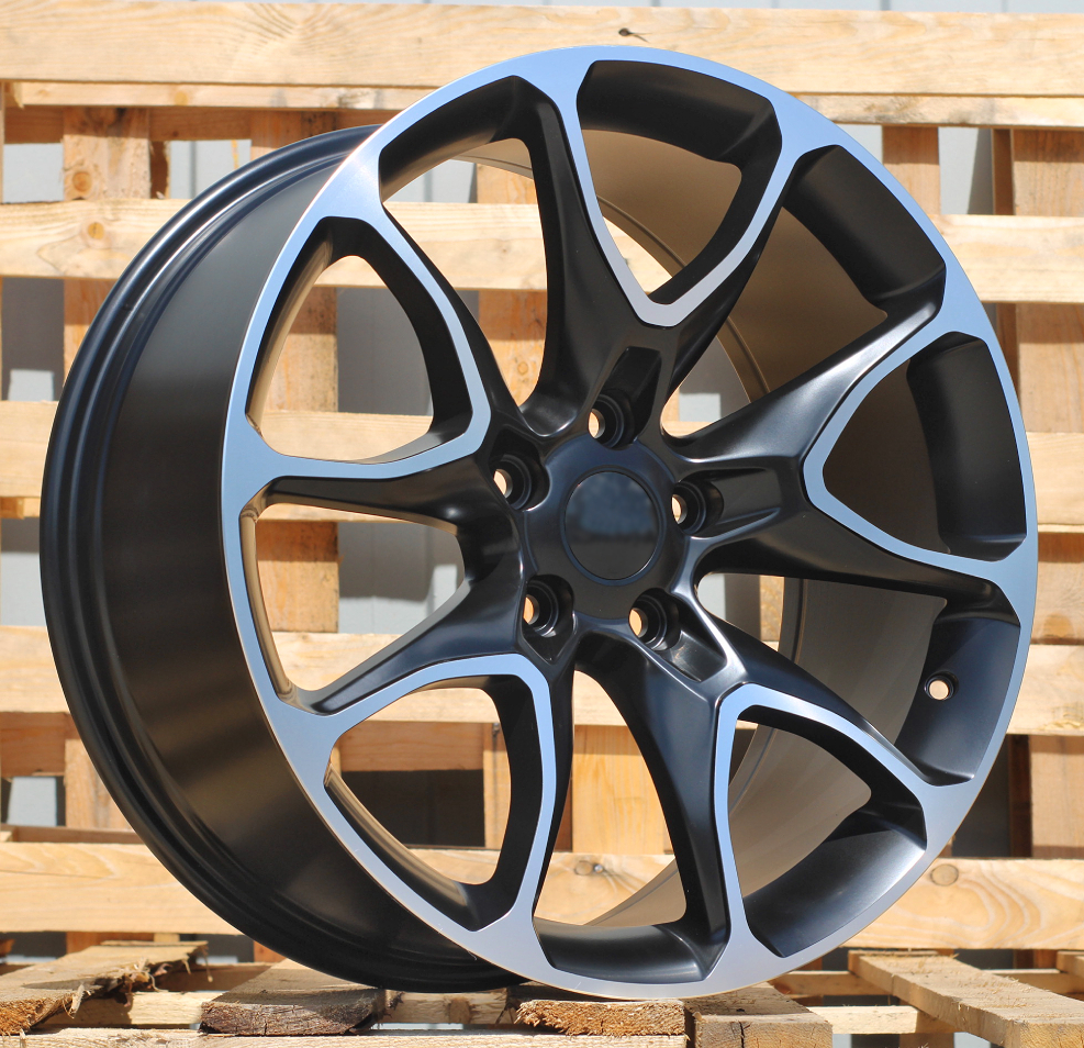 Diski R20 5x127 J9 ET40 RACINGLINE B1790 JEEP Black Polished Half Matt