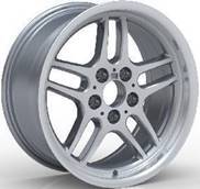 Diski R18 5x120 J9.5 ET20 RACINGLINE A5913 BMW Silver +Polished Lip (Rear+Front)