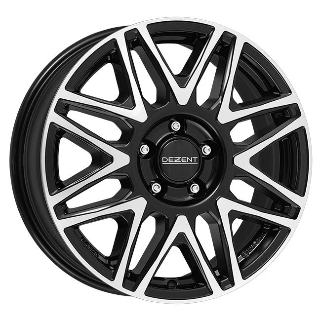 Diski R16 5x130 J6 ET68 Dezent KH dark Black/polished