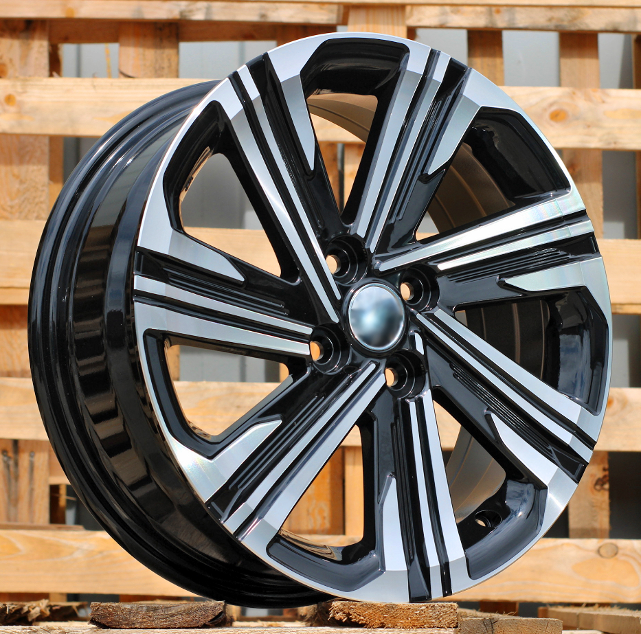 Diski R15 4x100 J5.5 ET45 RACINGLINE D1822 TOYOTA Black Polished