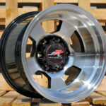 Diski R15 6×139.7 J12 ETM78 RACINGLINE BY472 4X4 Black Polished