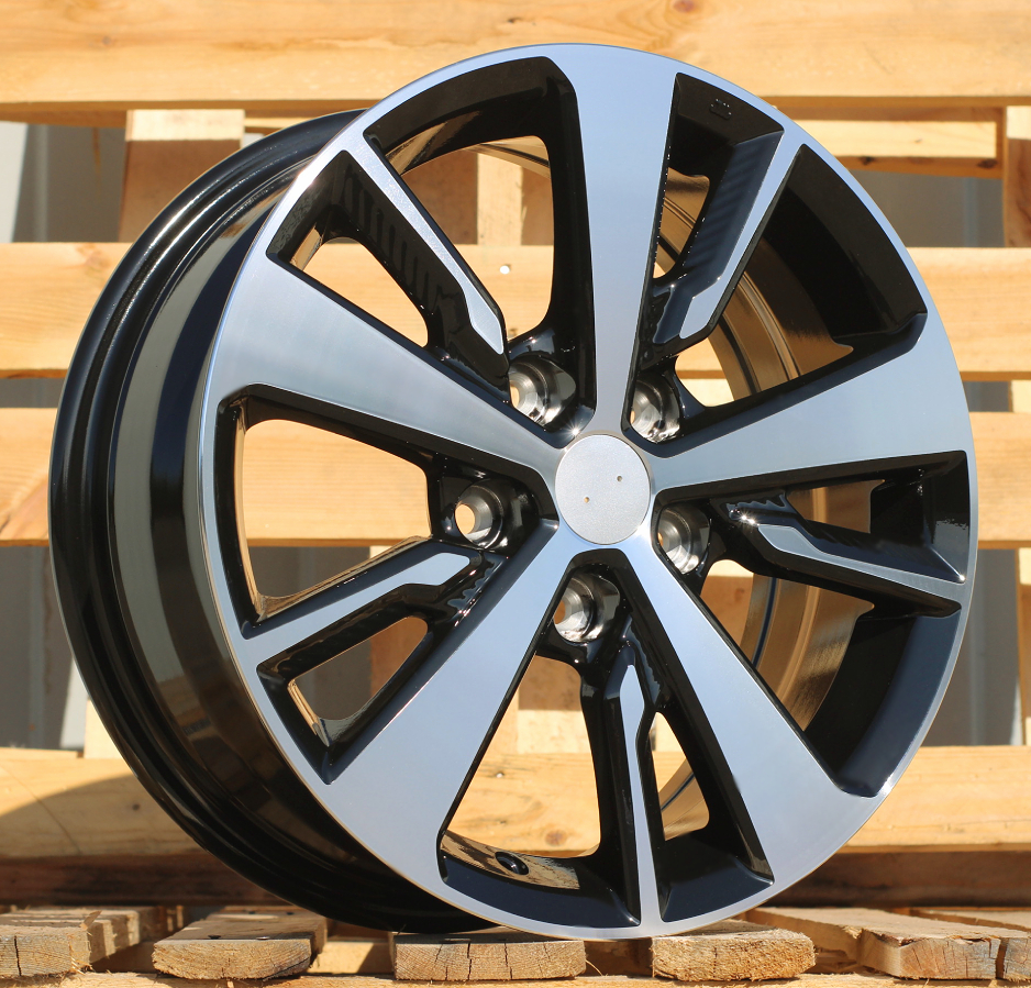 Diski R16 5x114.3 J6.5 ET40 RACINGLINE TL0400 NISSAN Black Polished