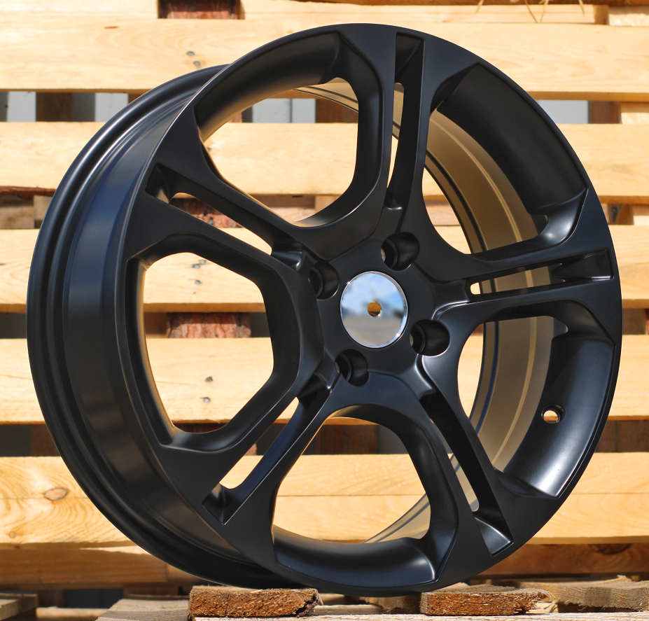 Diski R16 4x100 J6.5 ET44 RACINGLINE BK875 RENAULT Black Half Matt