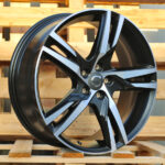 Diski R19 5×108 J7.5 ET50.5 RACINGLINE F5302 VOLVO Black Polished Matt