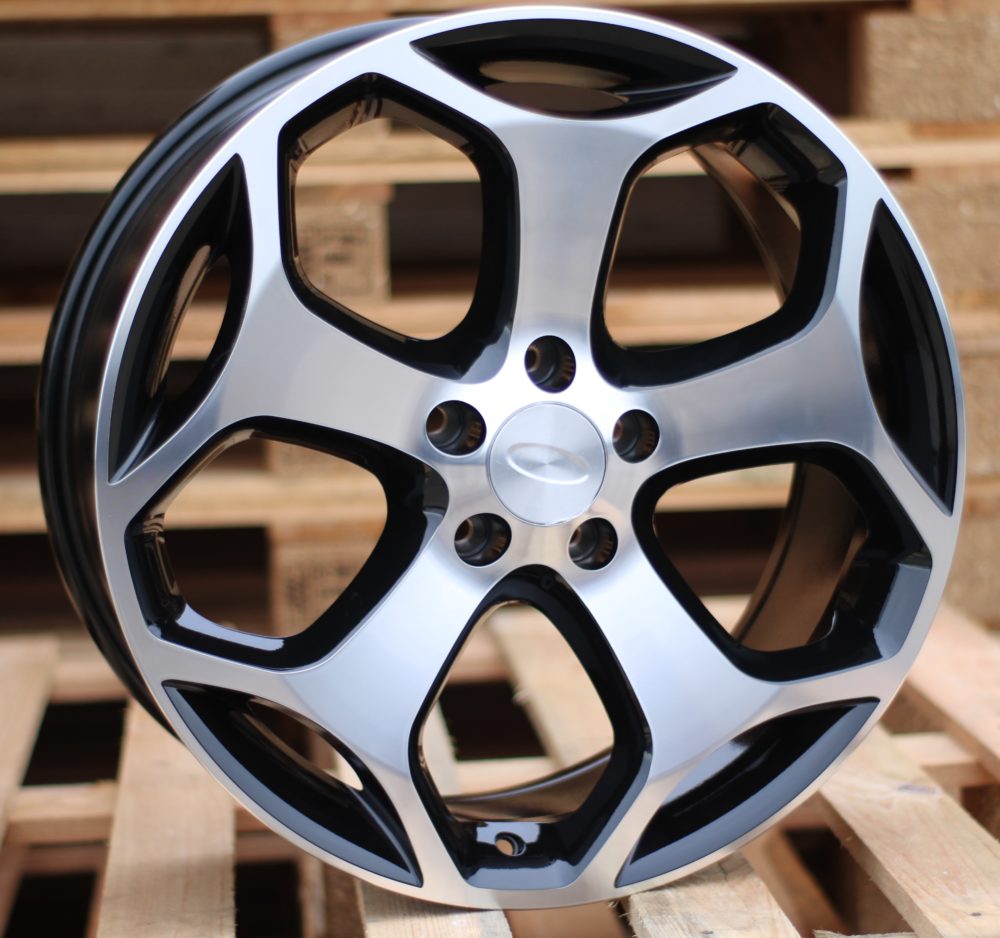 Diski R16 5x108 J6.5 ET50 RACINGLINE BK871 FORD Black Polished