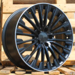 Diski R18 5×112 J8 ET43 RACINGLINE FBX132 MERCEDES Black Half Matt +Polished Lip (HYBRID FORGED)