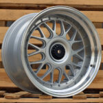 Diski R17 5×120 J10 ET25 RACINGLINE XE244 BMW Silver +Polished Lip