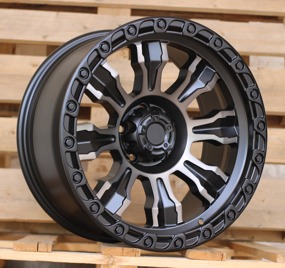 Diski R17 6x139.7 J9 ET RACINGLINE FBX087 4X4 Black Polished Matt