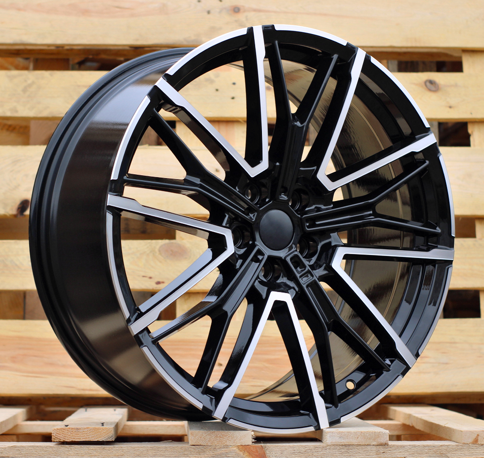 Diski R18 5x112 J8 ET30 RACINGLINE 3S1284 BMW Black Polished (HYBRID FORGED)