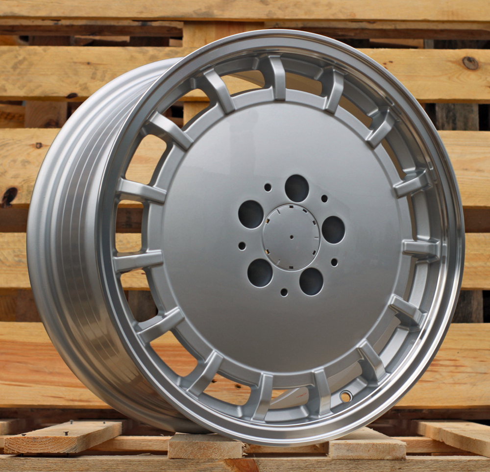 Diski R17 5x112 J8 ET35 RACINGLINE F3029 MERCEDES Silver +Polished Lip (Rear+Front)