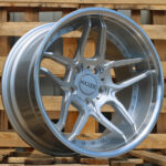 Diski R19 5×120 J10 ET40 HAXER SSA01 Silver +Polished Lip (Rear+Front)