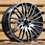 Diski R18 5×112 J8.5 ET42 RACINGLINE FBX244 MERCEDES Black Polished