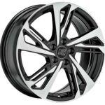 Diski R17 5×112 J7.5 ET38 MSW 60 Gloss Black Full Polished