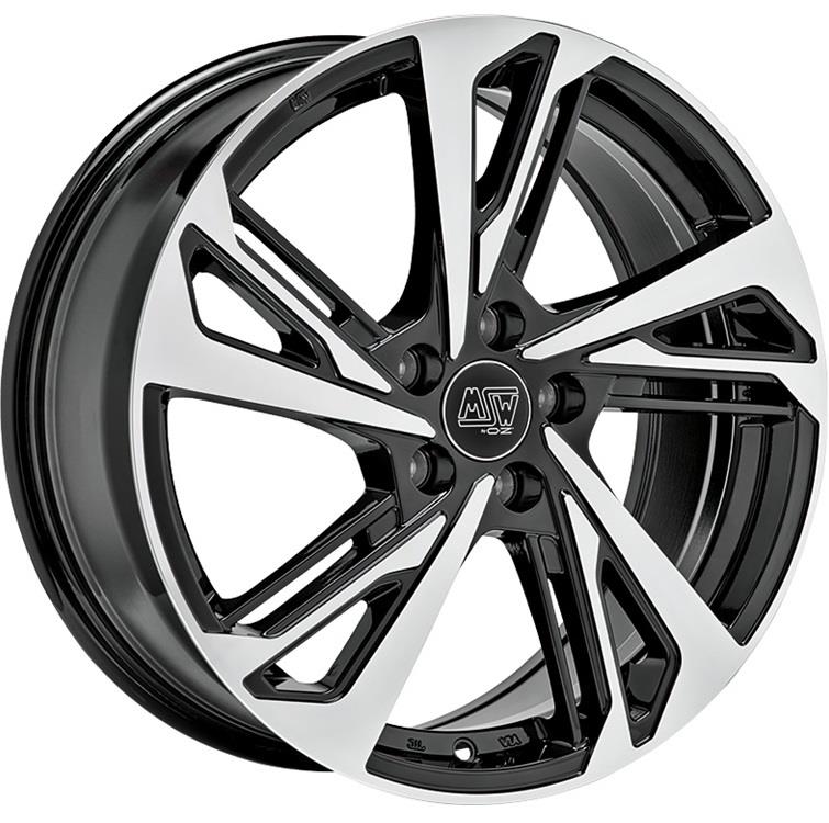 Diski R17 5x112 J7.5 ET38 MSW 60 Gloss Black Full Polished