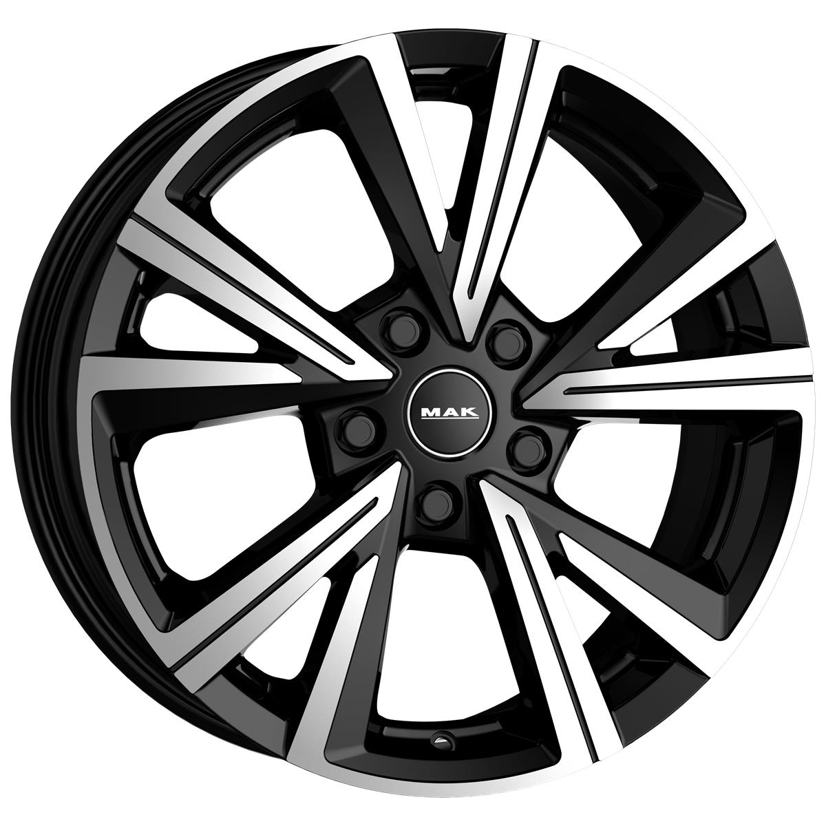 Diski R18 5x112 J7.5 ET42 MAK Qvarz Black Mirror