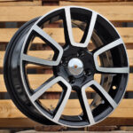 Diski R15 4×98 J6 ET35 RACINGLINE BK746 FIAT Black Polished