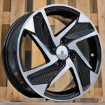 Diski R15 4×100 J6 ET48 RACINGLINE Y1169 HYUNDAI Black Polished