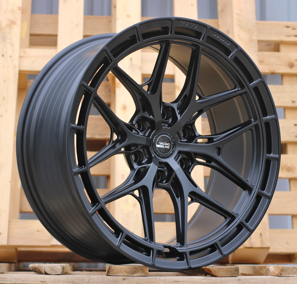 Diski R20 6x139.7 J9 ET15 RACINGLINE F3045 Black Half Matt (Hybrid Forged)