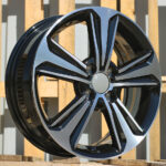 Diski R16 4×100 J6 ET50 RACINGLINE B1627 HYUNDAI Black Polished