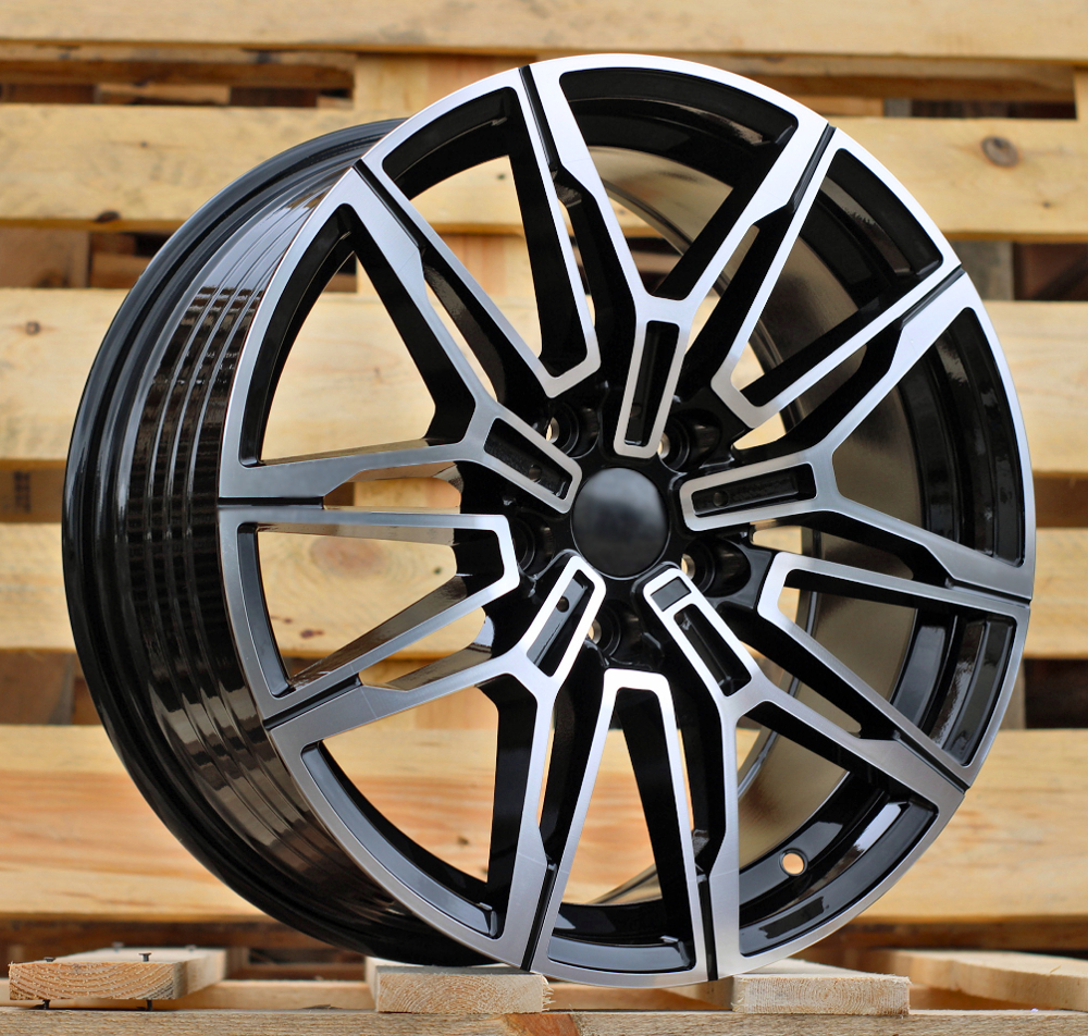 Diski R18 5x112 J8 ET27 RACINGLINE I0294 BMW Black Polished (HYBRID FORGED)