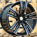 Diski R19 5×112 J8.5 ET25 RACINGLINE B1831 BMW Black Polished (Rear+Front)