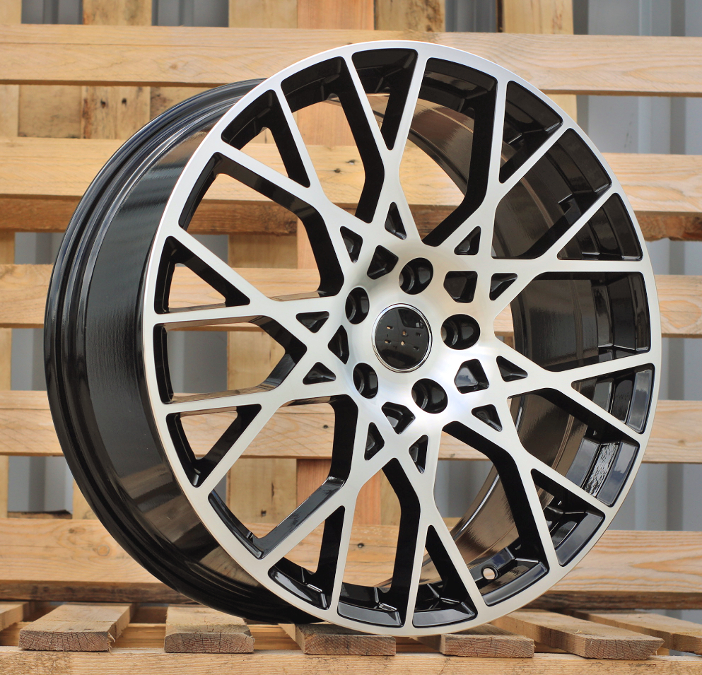 Diski R20 5x112 J9 ET25 RACINGLINE 3S1293 AUDI Black Polished (Hybrid Forged)