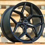 Diski R19 5×112 J8.5 ET40 HAXER HX04F Black Half Matt (Rear+Front) (Hybrid Forged)
