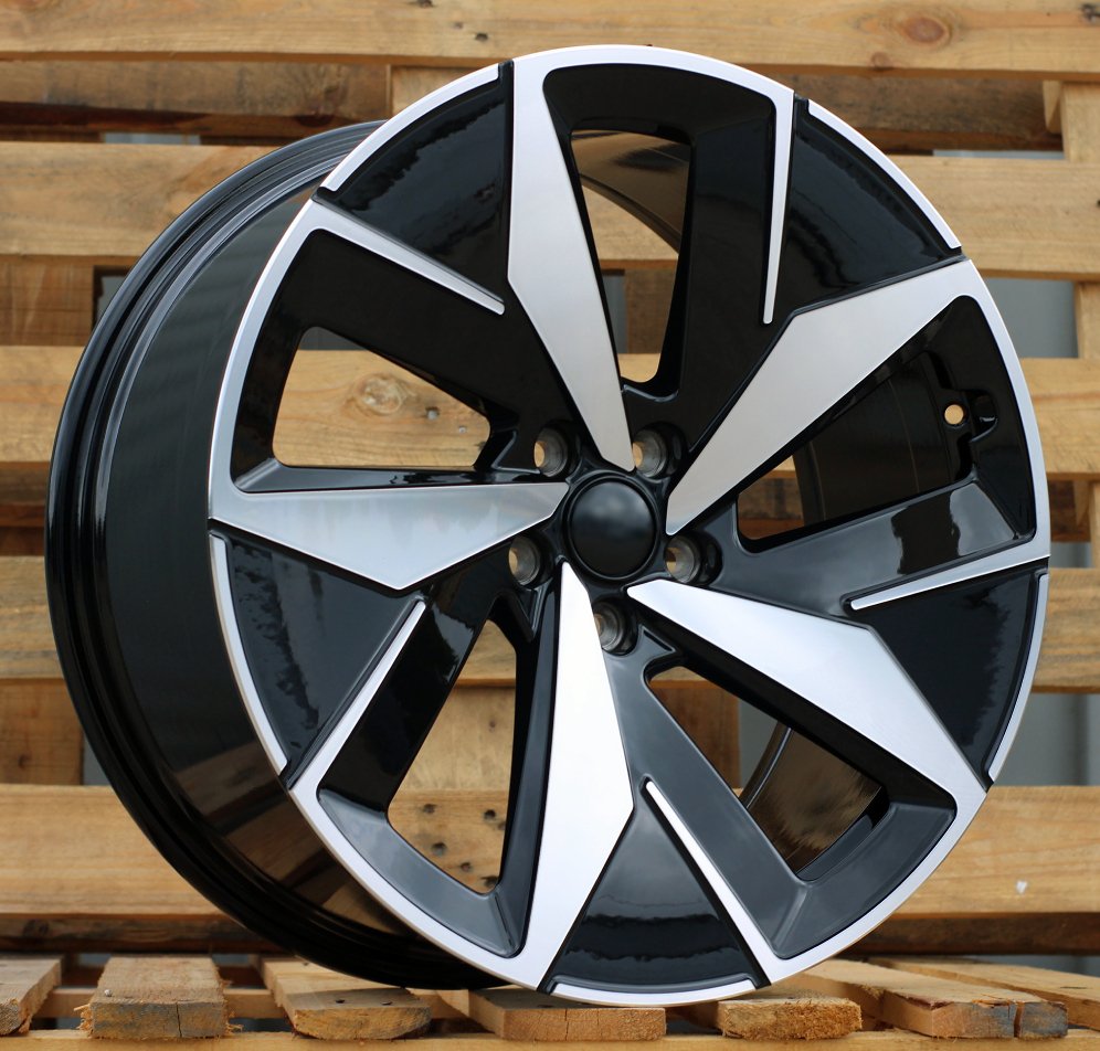 Diski R20 5x112 J9 ET42 RACINGLINE I5647 VW Black Polished