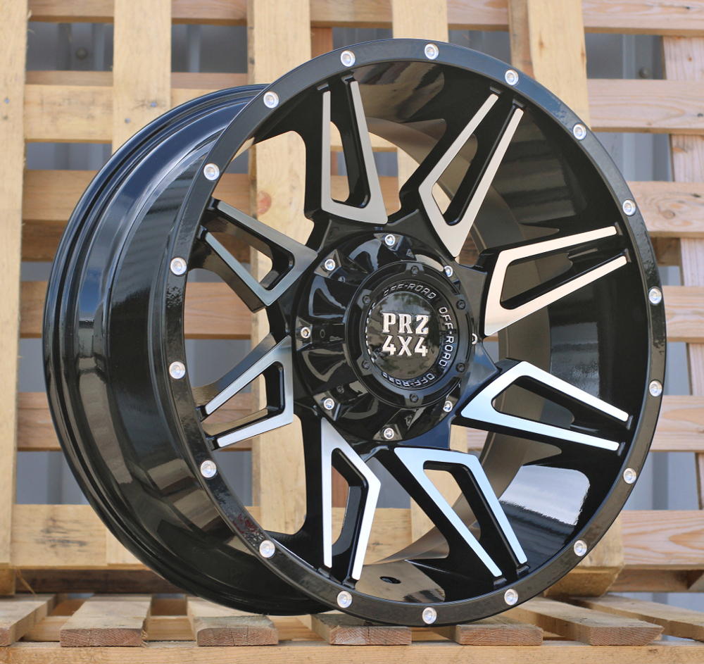 Diski R20 6x139.7 J10 ET RACINGLINE B1955 4X4 Black Polished
