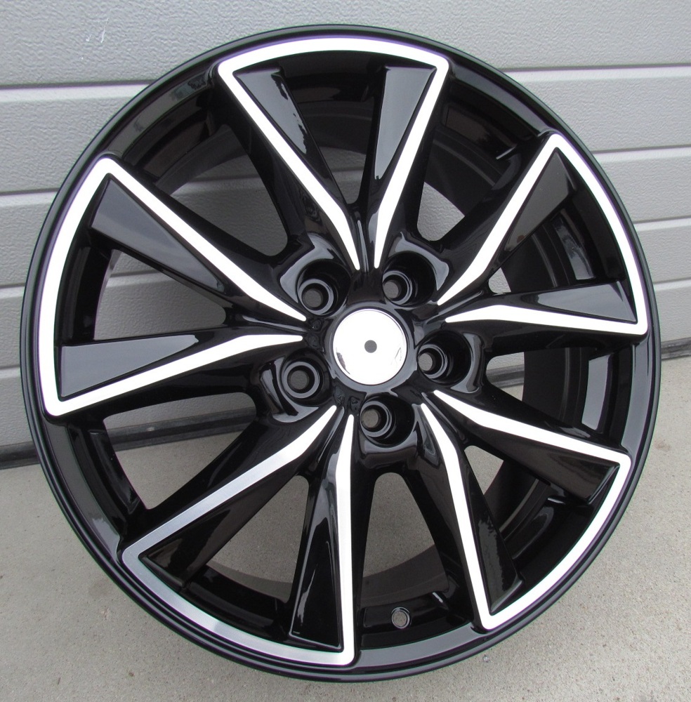 Diski R17 5x114.3 J7 ET50 RACINGLINE FE173 MAZDA Black Polished