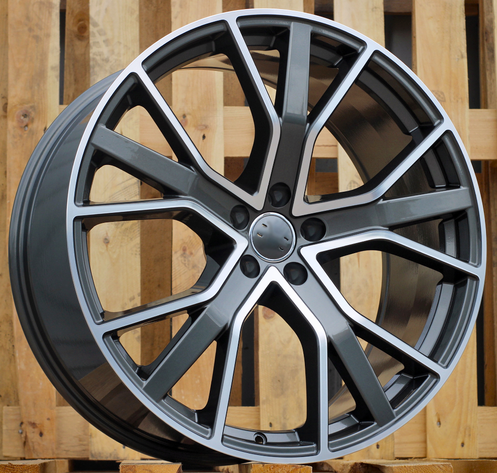 Diski R19 5x112 J8.5 ET40 RACINGLINE B5131 AUDI Grey Polished (Hybrid Forged)