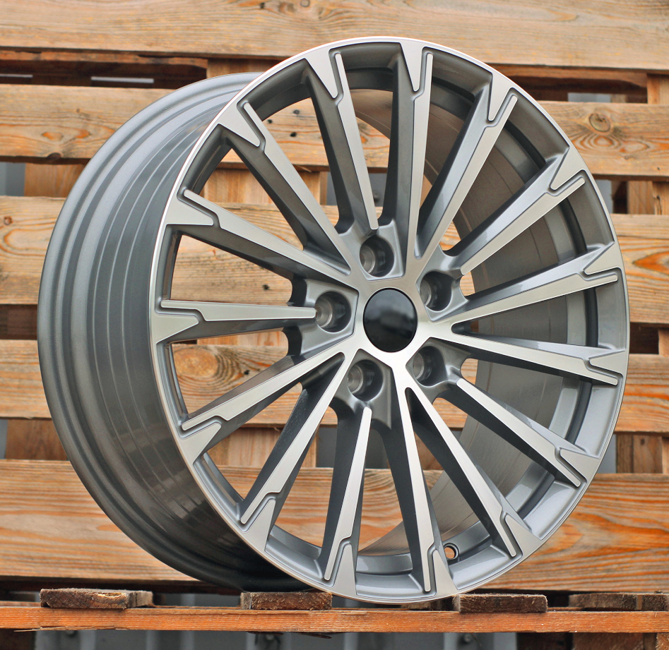 Diski R18 5x112 J8 ET45 RACINGLINE YF0446 SKODA Grey Polished (HYBRID FORGED)