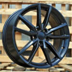 Diski R18 5×112 J7.5 ET51 RACINGLINE BK864 VW Black Half Matt