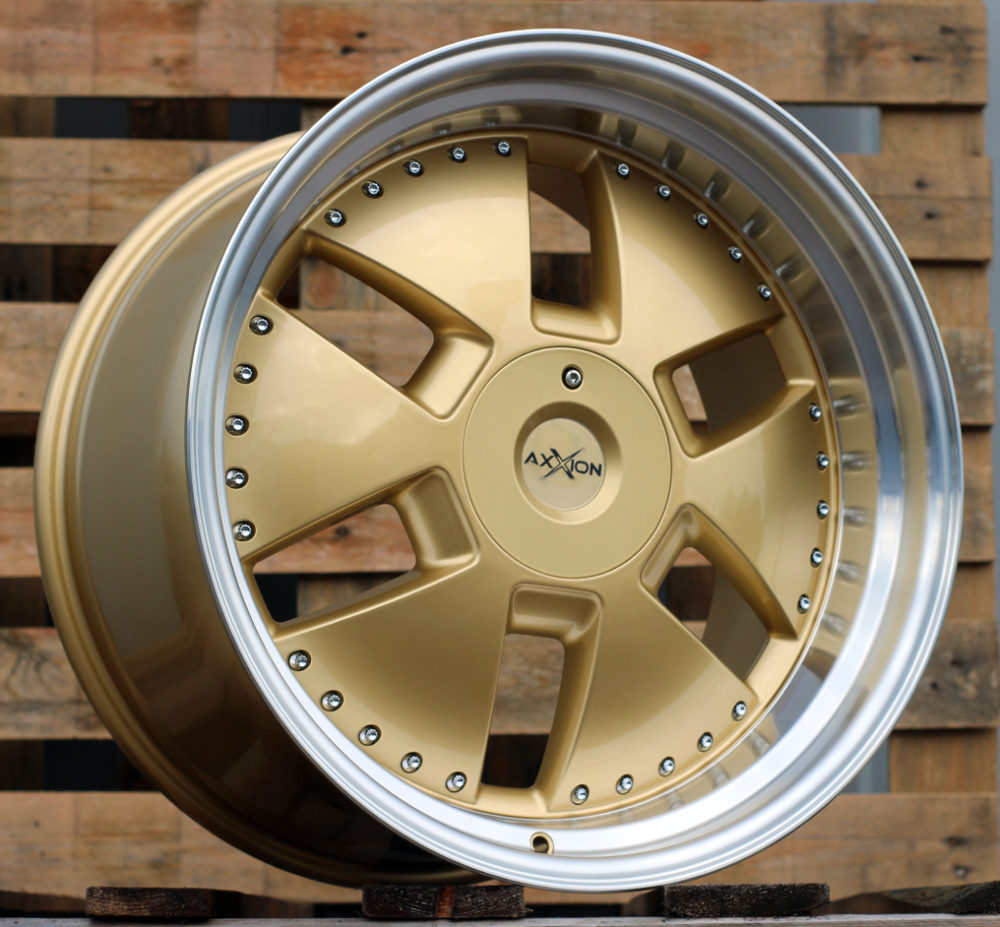 Diski R20 5x112 J11 ET32 RACINGLINE AT674 MERCEDES Yellow +Polished Lip (Rear+Front)