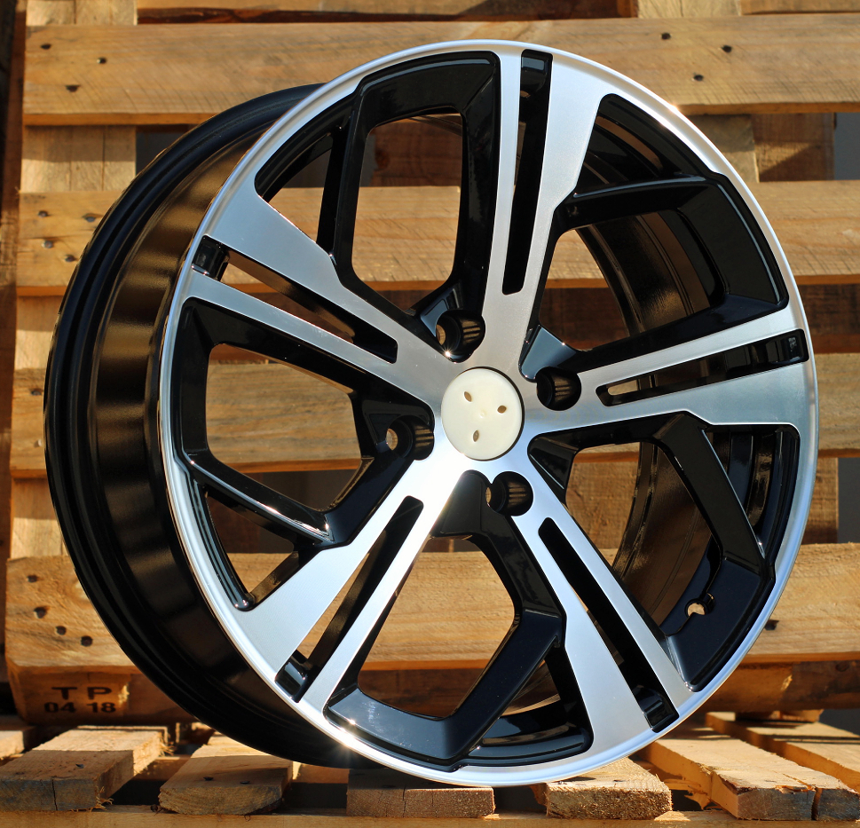 Diski R16 4x108 J7 ET25 RACINGLINE Y1206 PEUGEOT Black Polished