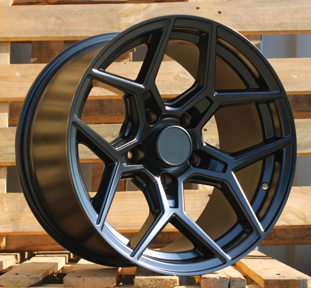 Diski R17 5x127 J9 ET RACINGLINE D1446 4X4 Black Half Matt