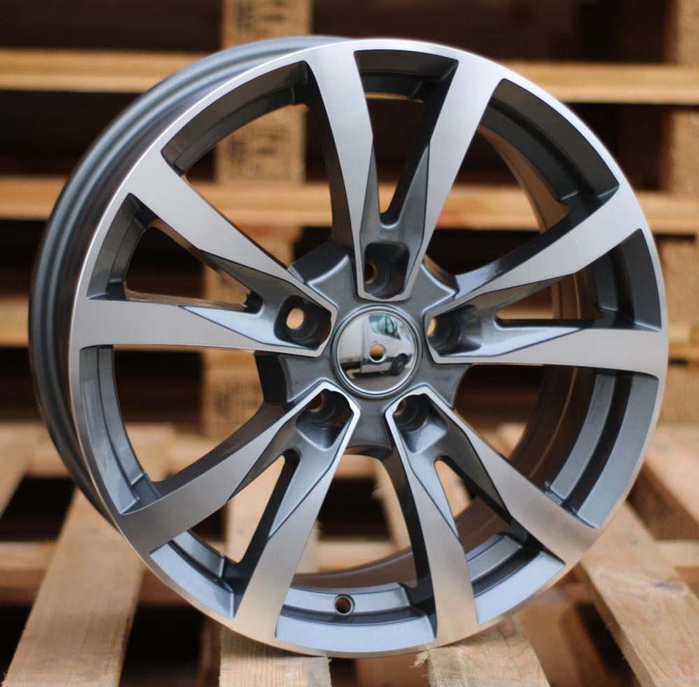 Diski R16 5x108 J6.5 ET42 RACINGLINE BK533 Grey Polished