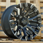 Diski R17 6×114.3 J9 ET RACINGLINE JT255 4X4 Black Polished (Milling)