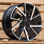 Diski R18 5×112 J8 ET45 RACINGLINE YF0445 SKODA Black Polished (HYBRID FORGED)