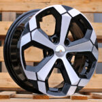 Diski R16 5×114.3 J6.5 ET45 RACINGLINE Y1274 DACIA Black Polished