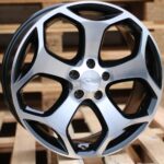 Diski R16 5×108 J6.5 ET50 RACINGLINE BK871 FORD Black Polished