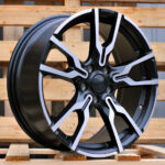 Diski R18 5×112 J7.5 ET45 RACINGLINE I5662 BMW Black Polished Half Matt