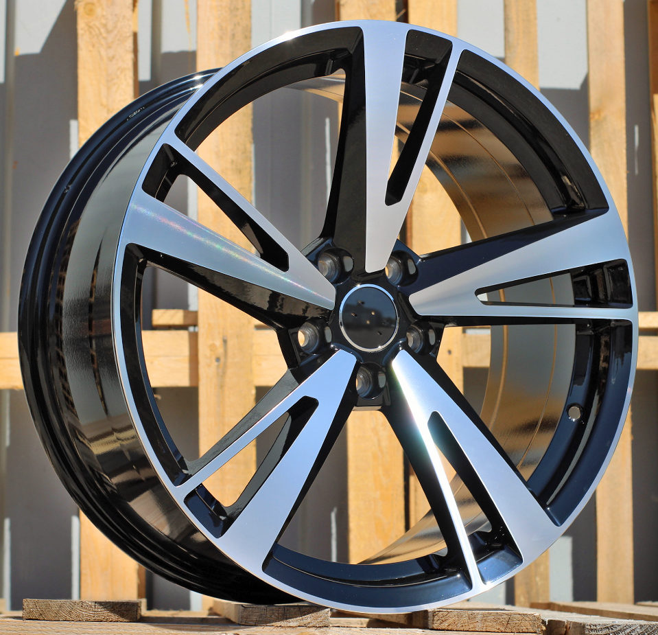 Diski R18 5x112 J8 ET40 RACINGLINE I5553 AUDI Black Polished