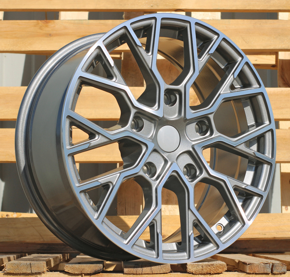 Diski R18 5x160 J8 ET48 RACINGLINE I5658 FORD Grey Polished