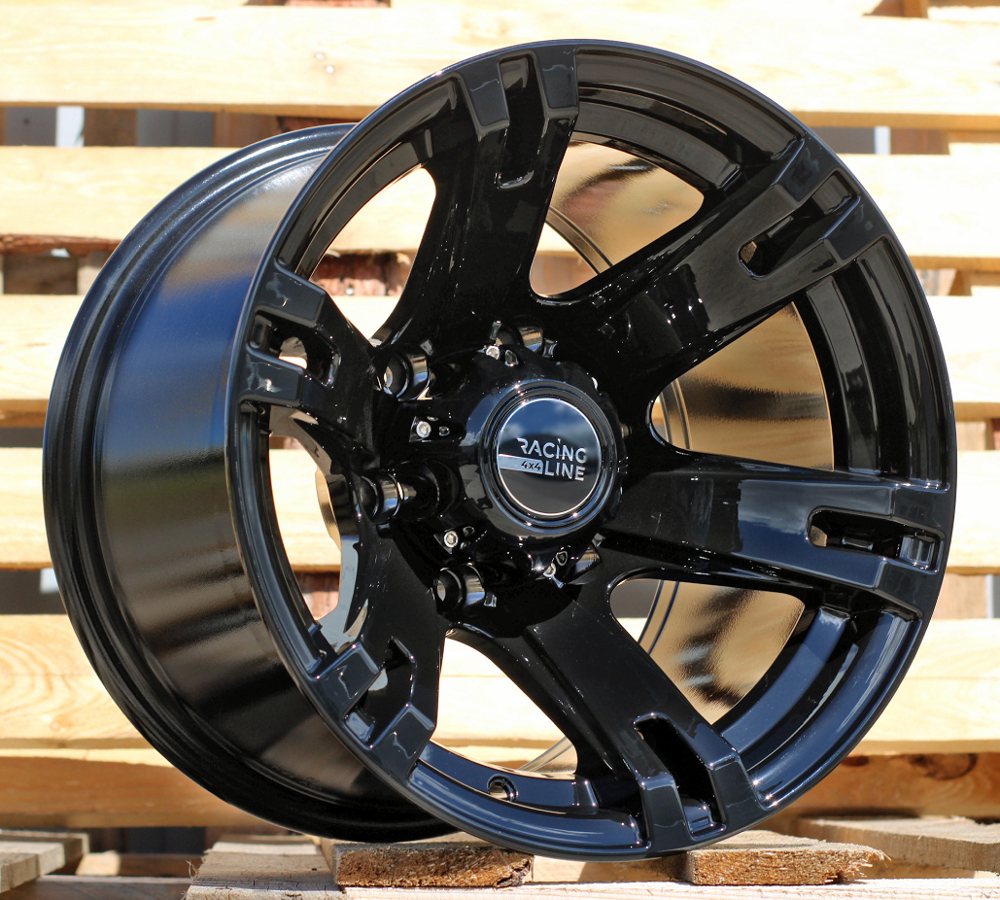 Diski R15 6x139.7 J10 ETM44 RACINGLINE BK311 4X4 Black