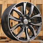 Diski R15 4×100 J6 ET45 RACINGLINE SW301 Black Polished