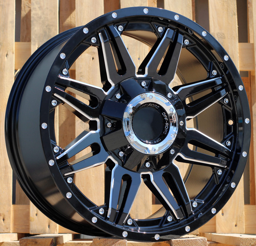 Diski R20 10x114/127 J9 ET RACINGLINE L1447 4X4 Black (Milling)