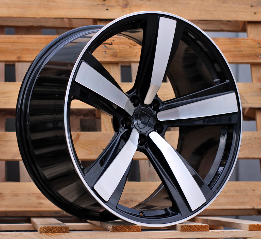 Diski R21 5x112 J9.5 ET26 RACINGLINE 3S1239 PORCHE Black Polished (Rear+Front) (Hybrid Forged)