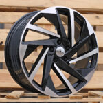 Diski R18 5×112 J8 ET45 RACINGLINE FBX170 VW Black Polished (HYBRID FORGED)